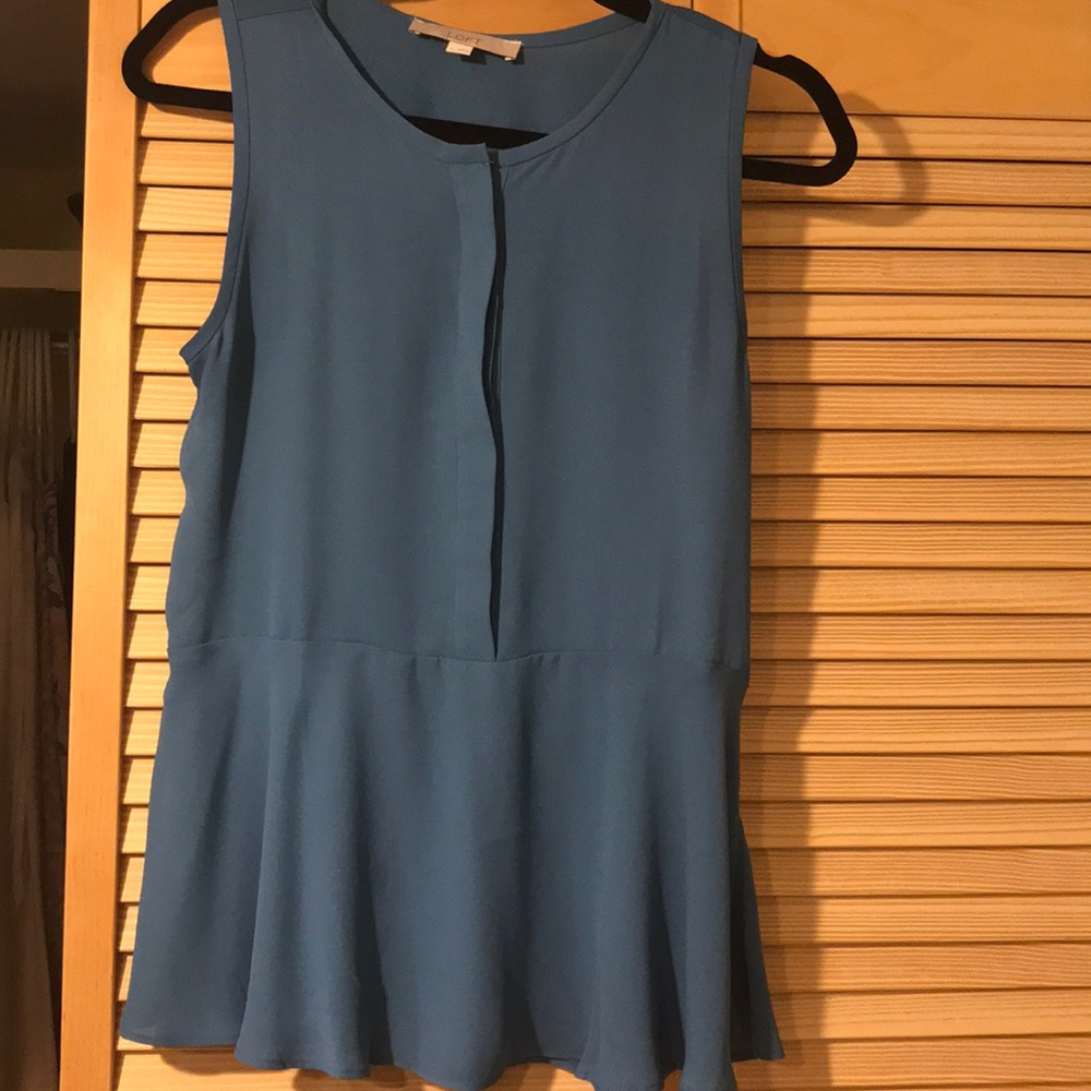 Blue top from Loft